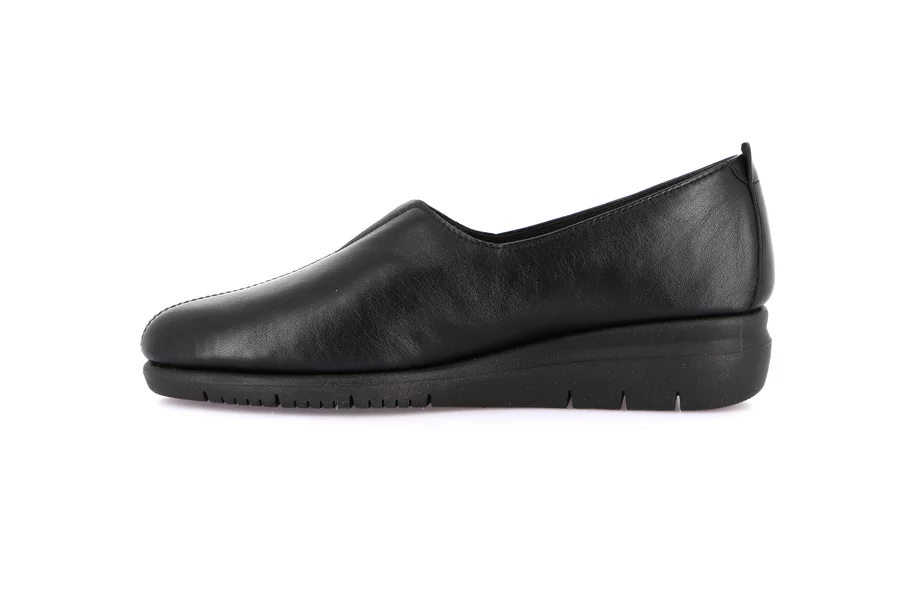 RYSA | Slip-on in genuine leather SC2540 - BLACK | Grünland