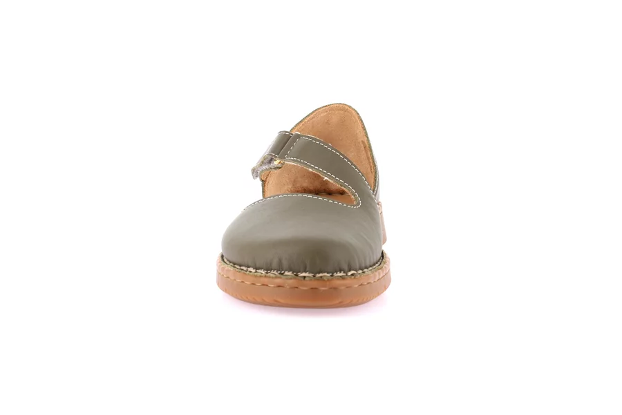 Closed toe sandal | INAD SC2844 - OLIVA | Grünland