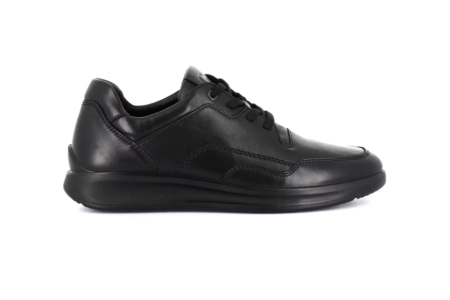 Lace-up in genuine leather | BONN SC2955 - BLACK | Grünland