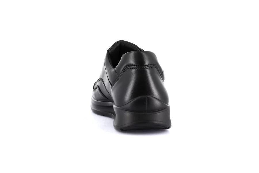 Lace-up in genuine leather | BONN SC2955 - BLACK | Grünland