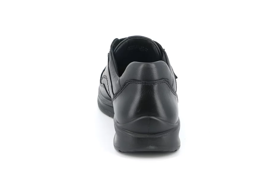 Total-black Schuh mit Doppelklettverschluss | BONN SC2959 - SCHWARZ | Grünland