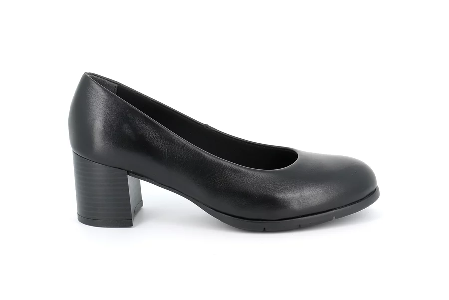 Décolleté with light heel | AMMA SC4122 - BLACK | Grünland