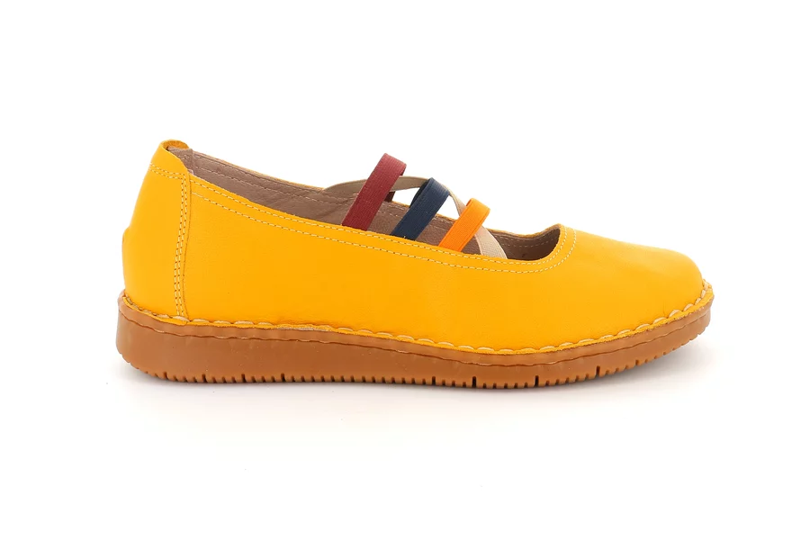 Ballerina sportiva in pelle | INAD SC4195 - OCRA | Grünland