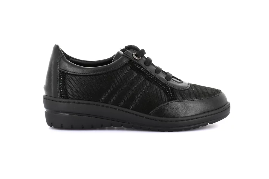 Comfort Sneaker | NILE SC4204 - BLACK | Grünland