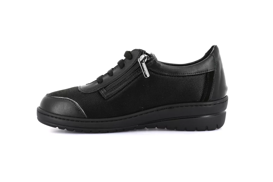 Comfort Sneaker | NILE SC4204 - BLACK | Grünland