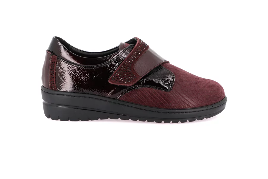 Comfort Sneaker | NILE SC4206 - BORDEAUX | Grünland