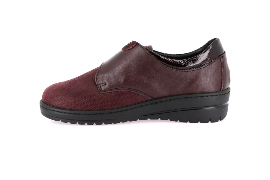 Komfort Sneaker | NILE SC4206 - BORDEAUX | Grünland