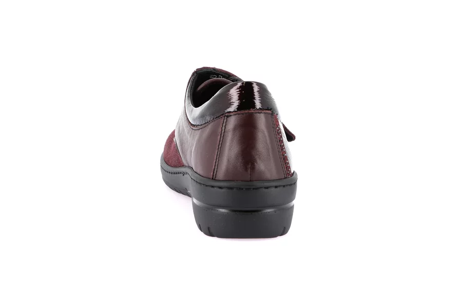 Komfort Sneaker | NILE SC4206 - BORDEAUX | Grünland