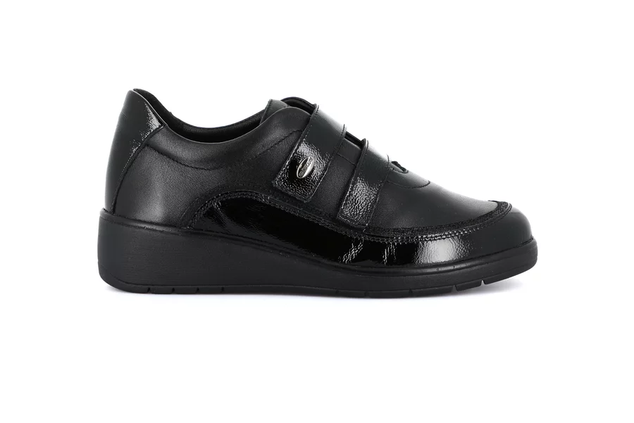 Sneaker Comfort | NETA SC4209 - BLACK | Grünland