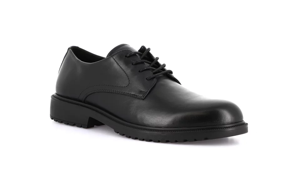 BART| Genuine leather lace-up SC4314 - BLACK | Grünland