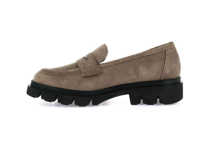 Moccasin in suede | ROCE SC4319 - TAUPE | Grünland