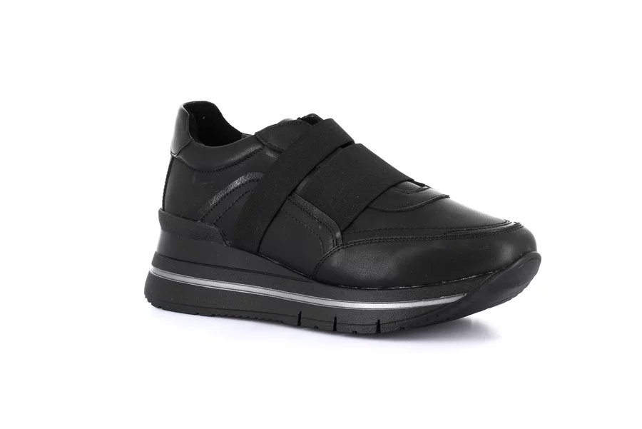 Voluminöser City Sneaker | SHAF SC4321 - SCHWARZ | Grünland