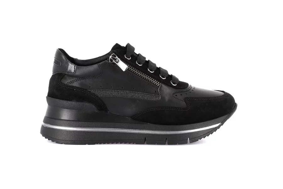 Voluminous city sneaker | SHAF SC4324 - BLACK | Grünland