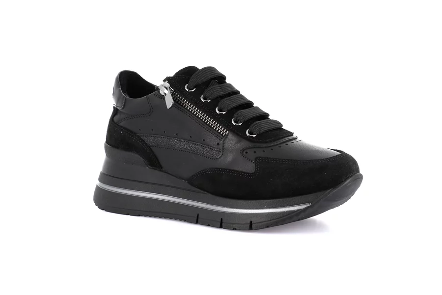 Image of Grünland sneaker da donna city voluminosa shaf nero taglia 37 invernale055