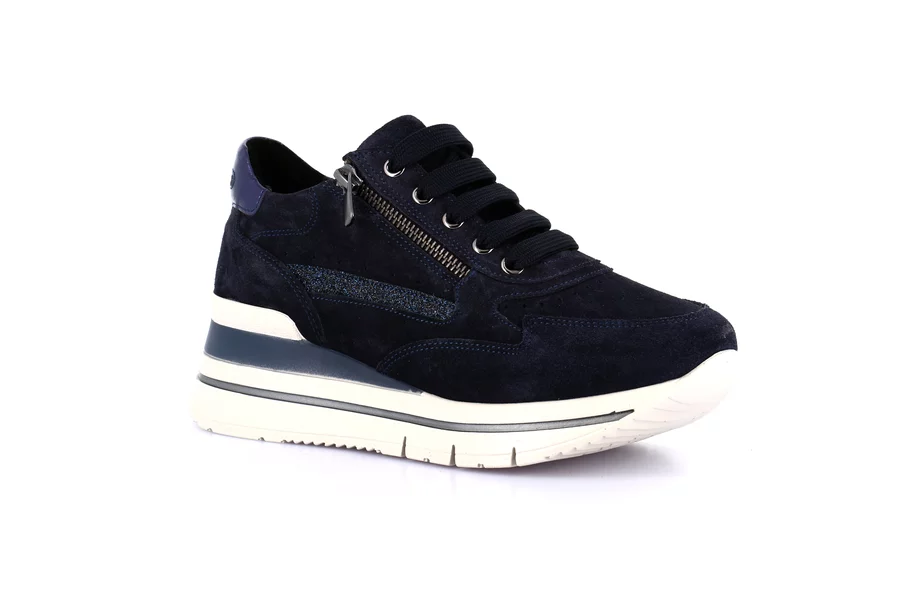 Voluminöser City Sneaker | SHAF SC4325 - BLAU | Grünland