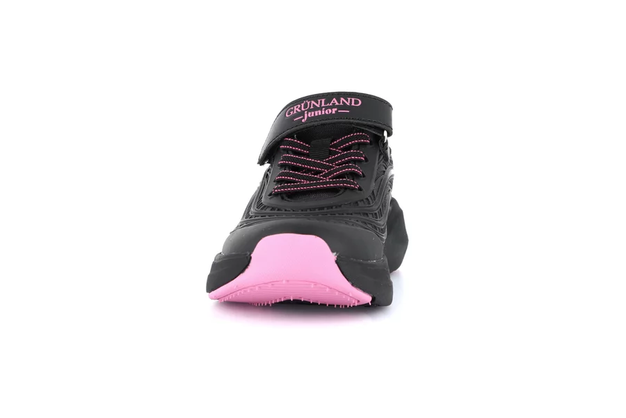 Superleichter Sneaker | TIRS SC4337 - NERO-FUXIA | Grünland Junior