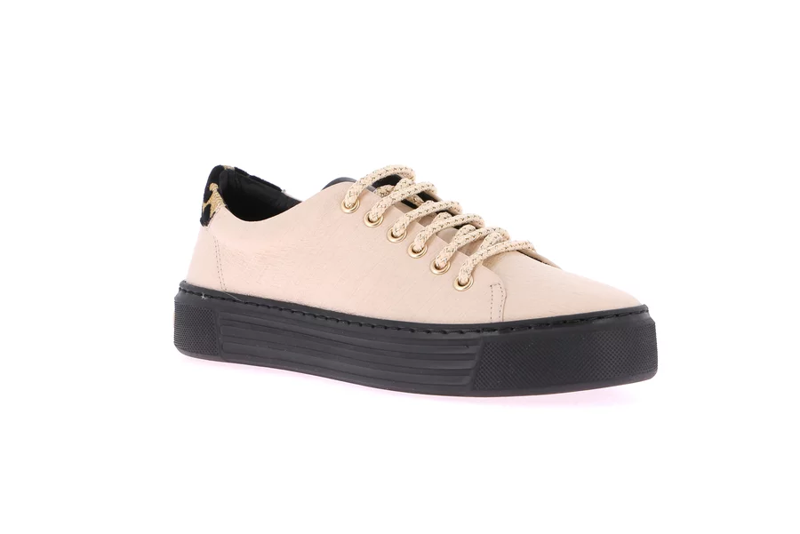 Urbaner Sneaker mit Plateau | STAC SC4338 - BEIGE | Grünland