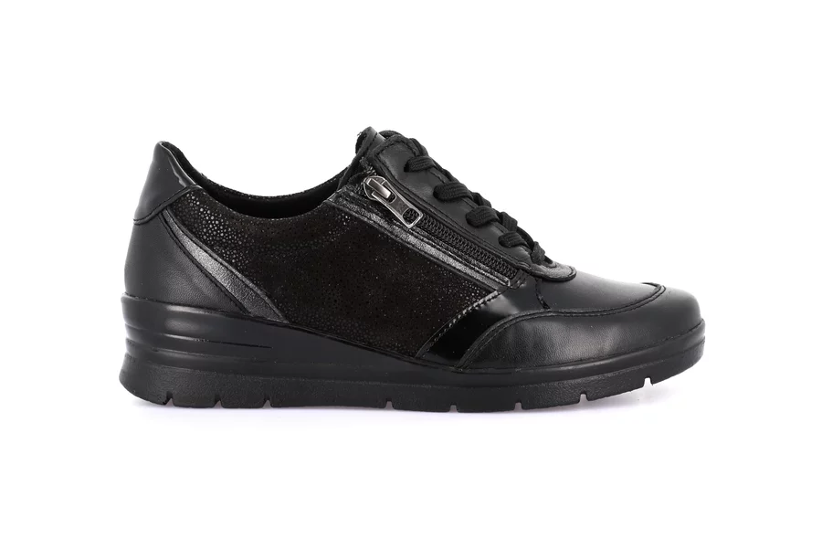 Comfort Sneaker | SIMI SC4347 - BLACK | Grünland