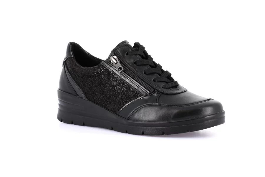 Comfort Sneaker | SIMI SC4347 - BLACK | Grünland