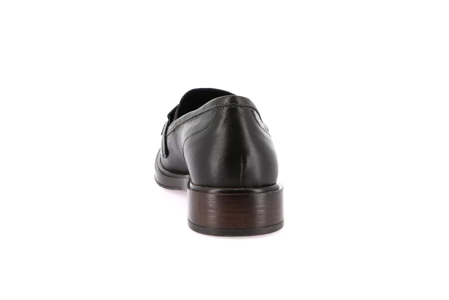 Women's moccasin in genuine leather | AFFE SC4357 - TESTA DI MORO | Grünland