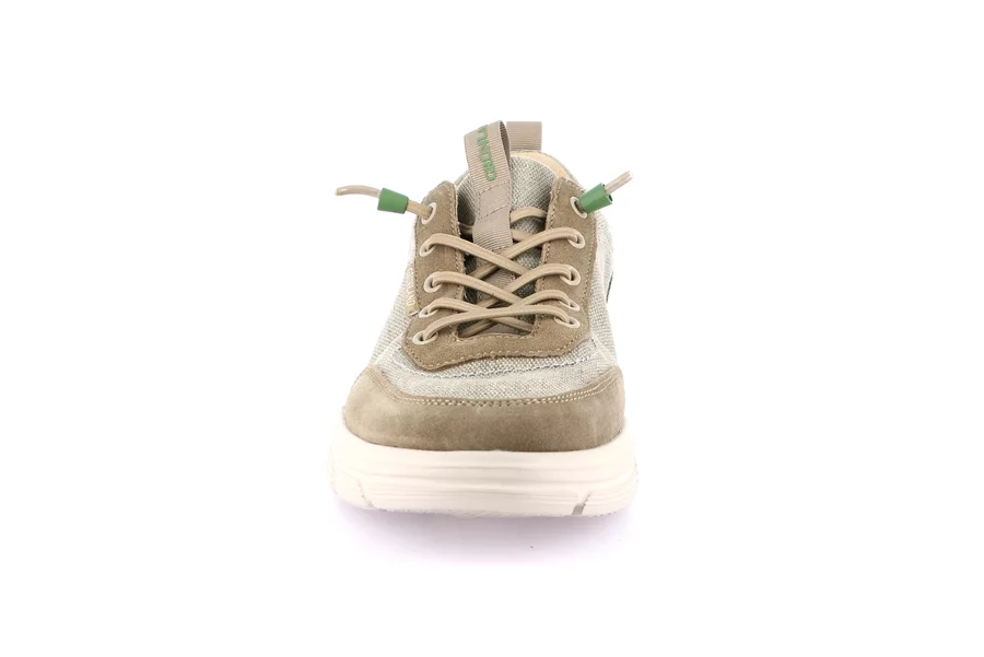 Sporty shoe with elastic laces | BITT SC4577 - BEIGE | Grünland