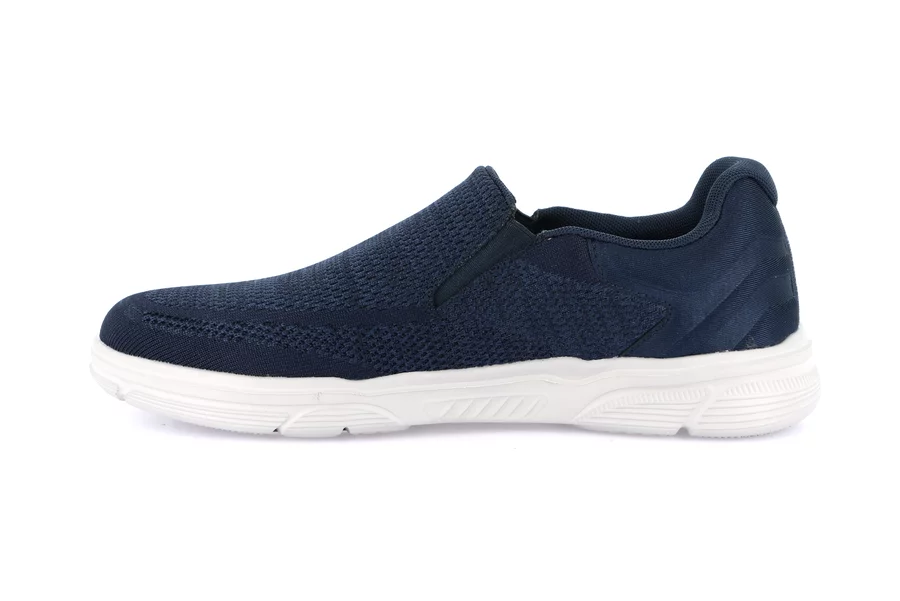 Men's fabric Slip-on | BITT SC4581 - BLUE | Grünland