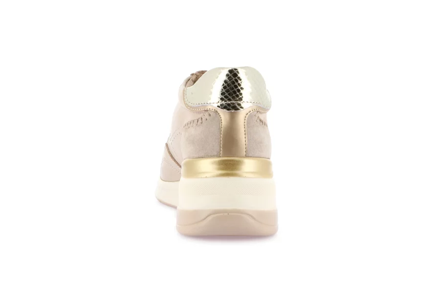 Sneaker with wedge | SIFI SC4629 - BEIGE | Grünland