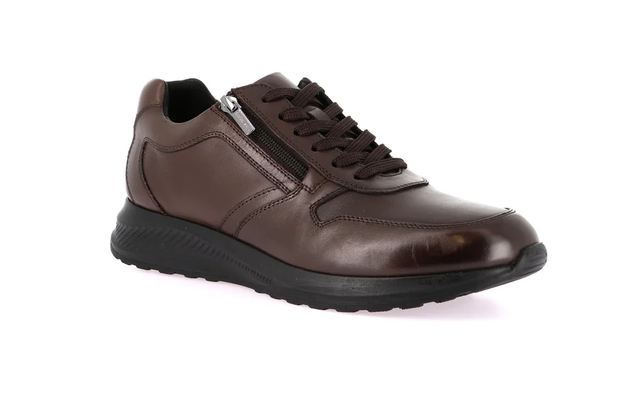 Herrenschuh mit Schnürung und Reißverschluss | BINO