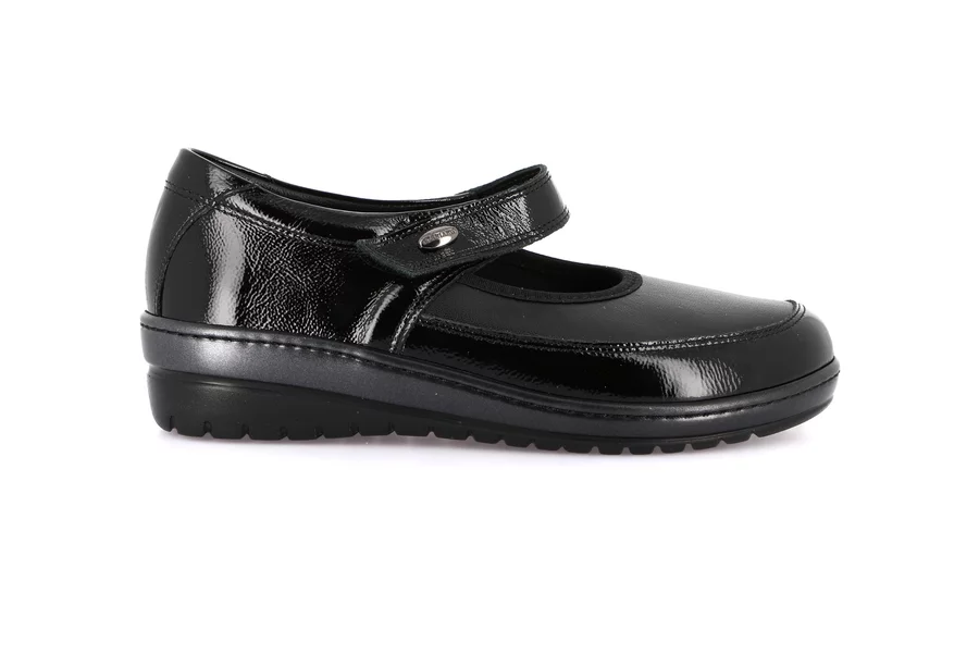 Ballerina stretch with velcro closure | NILE SC5389 - BLACK | Grünland