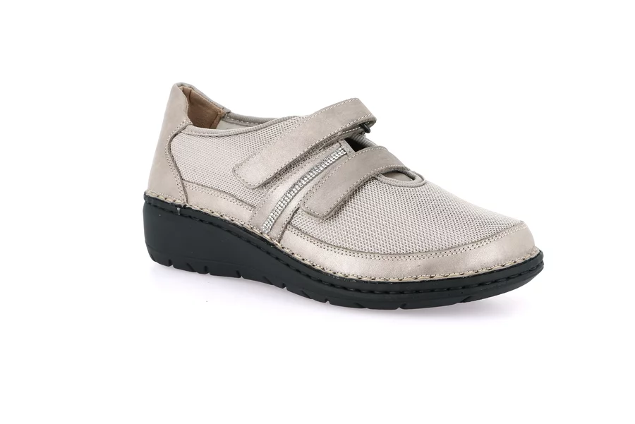 Comfort Sneaker with stretch upper SC5403 - TORTORA | Grünland