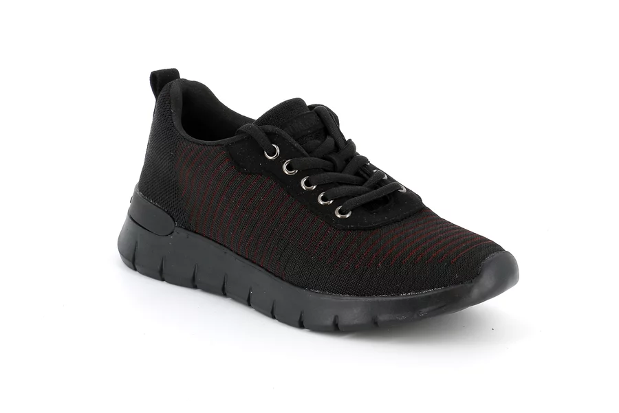 Leichter Sneaker | SACE SC5493 - NERO-NERO | Grünland