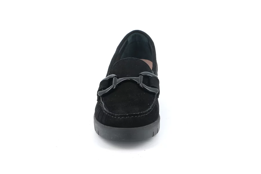 Slip on in suede | TAFA SC5584 - BLACK | Grünland