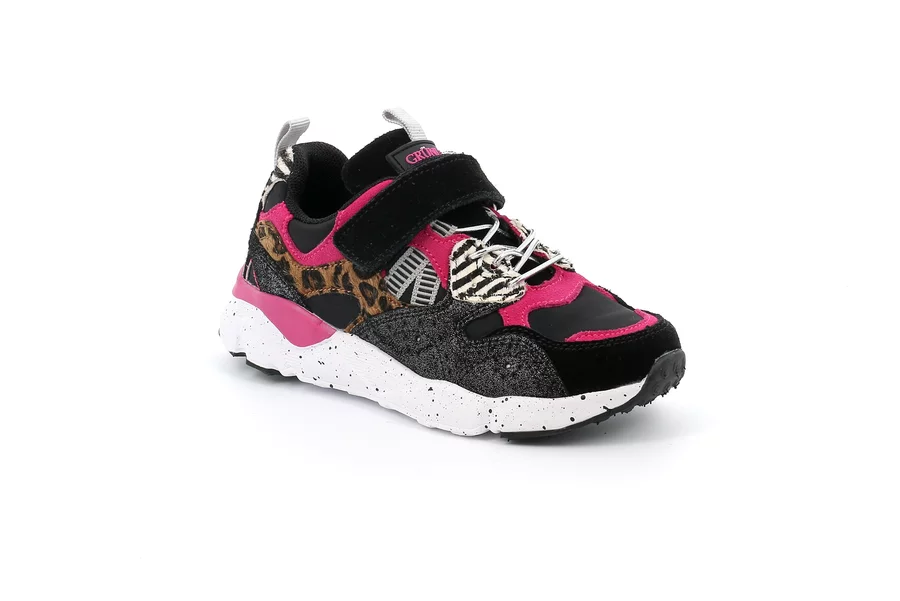 Sneaker patchwork unisex | TARR SC5586 - NERO-MULTI | Grünland Junior