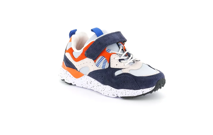 Multicolor and multimaterial sneaker | TARR