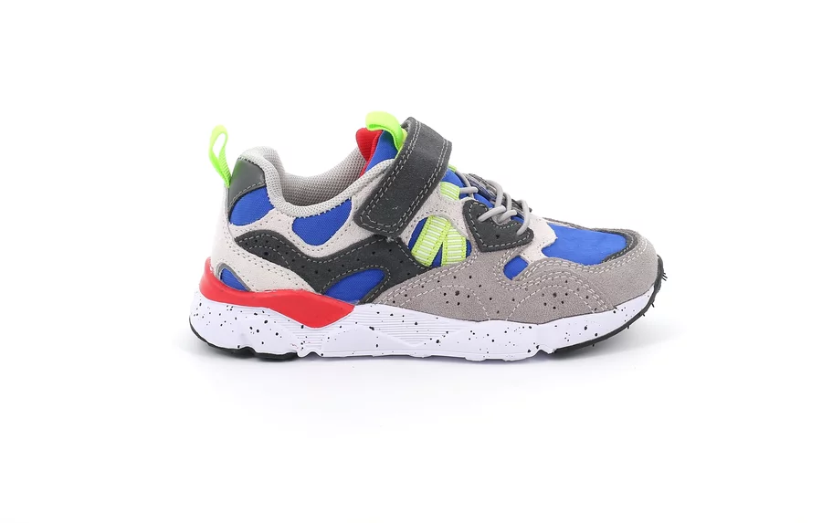 Sneaker multicolor e multimateriale | TARR SC6203 - GRIGIO | Grünland Junior