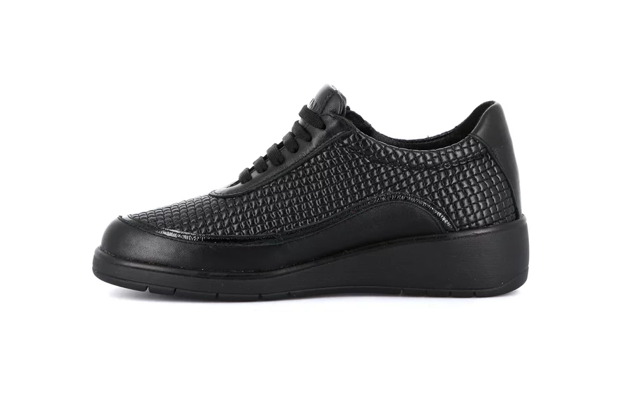 Komfort Sneaker | NETA SC6245 - SCHWARZ | Grünland