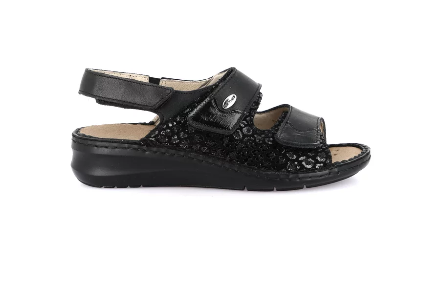 Comfort sandal | DAMI SE0147 - BLACK | Grünland