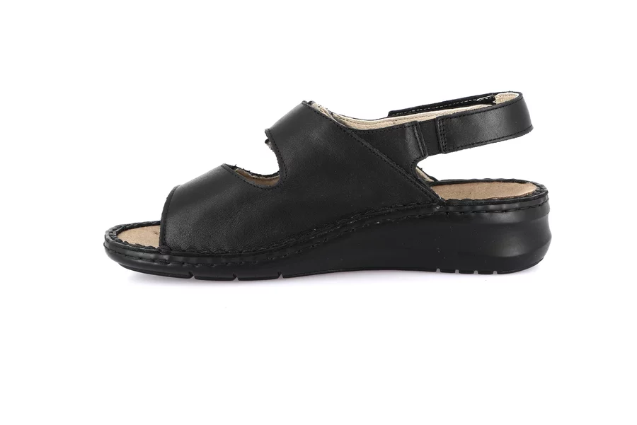 Comfort sandal | DAMI SE0147 - BLACK | Grünland