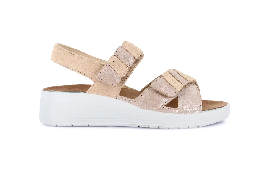 Sandalo comfort con leggera zeppa | DIDA SE0149 - CORDA | Grünland