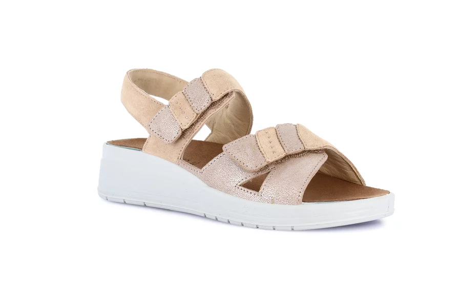 Sandalo comfort con leggera zeppa | DIDA SE0149 - CORDA | Grünland