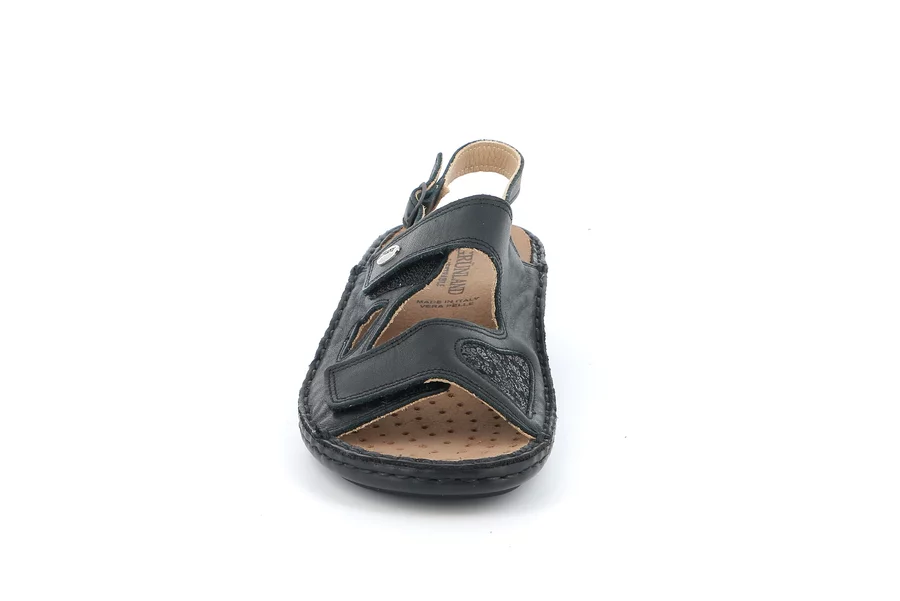 Comfort sandal | DAMI SE0207 - BLACK | Grünland