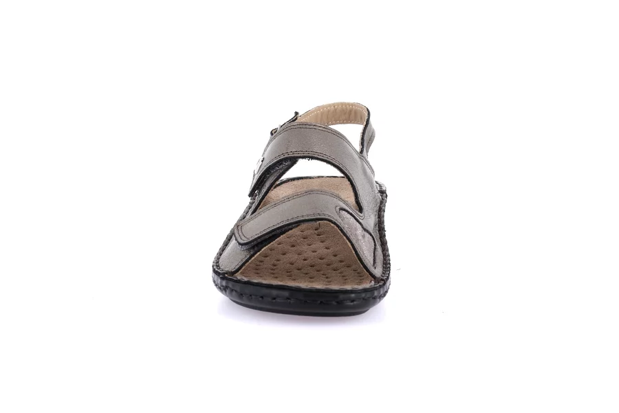 Comfort sandal | DAMI SE0207 - PIOMBO | Grünland