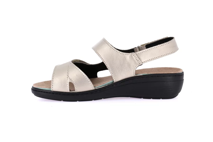 Sandalo comfort | ESSI SE0214 - PLATINO | Grünland