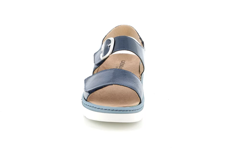 Komfort-Sandale | MOLL SE0513 - BLAU | Grünland