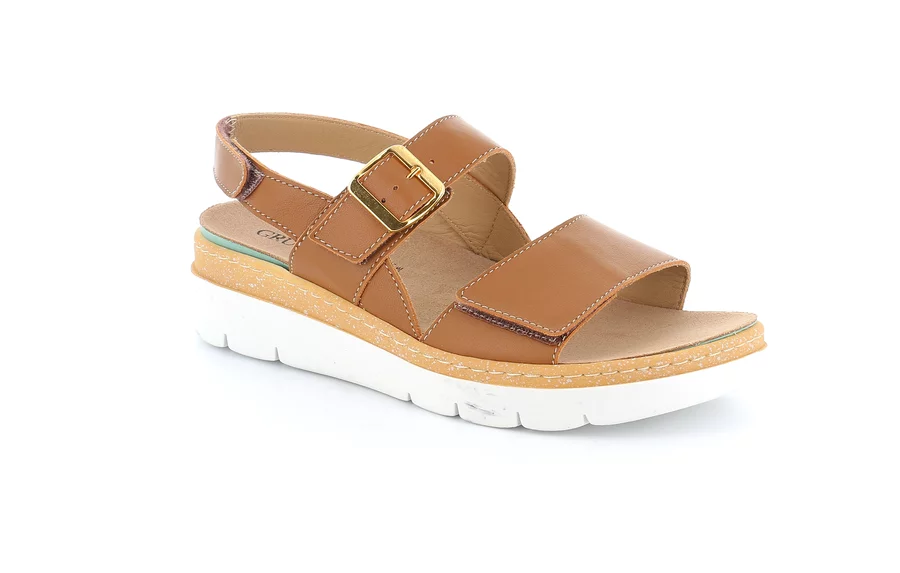 Sandalo comfort | MOLL SE0522 - CUOIO | Grünland