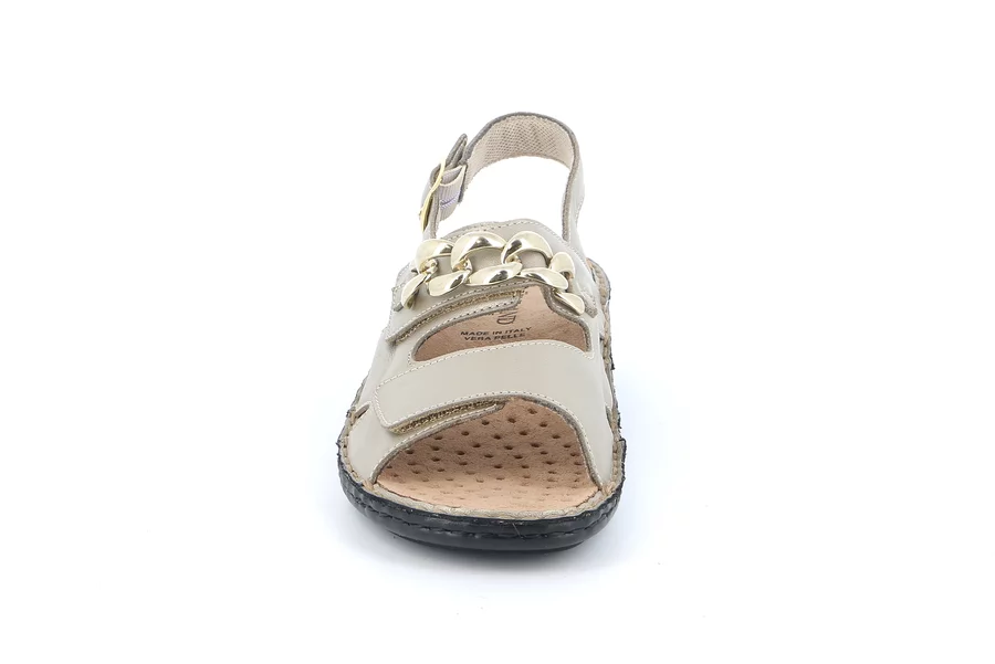Sandalo comfort | DAMI SE0525 - PLATINO | Grünland
