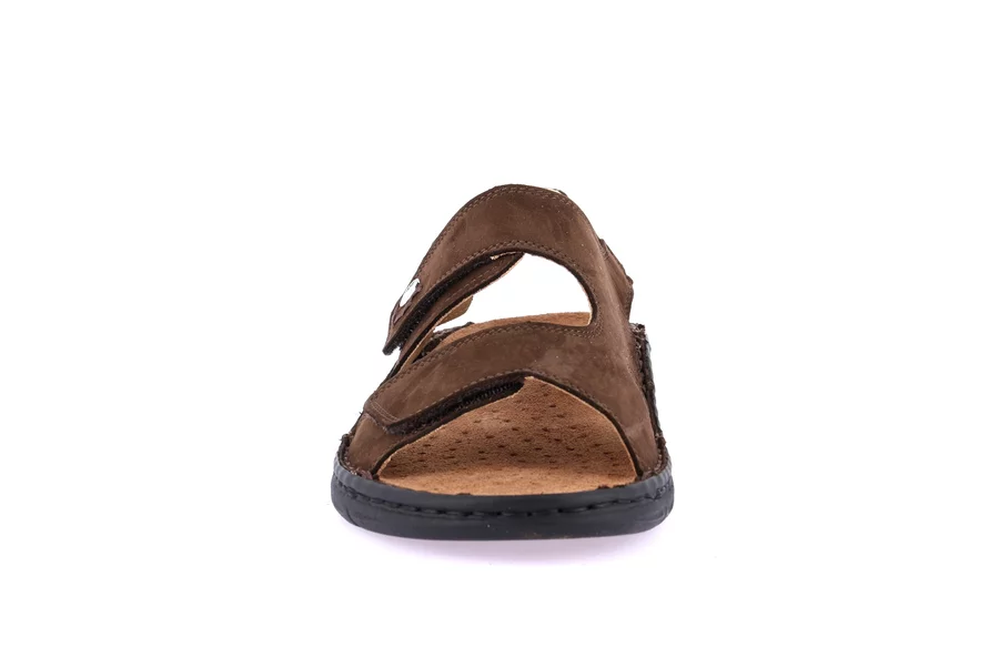 Sandal for man with triple hook-and-loop closure | LEPP SE0699 - MOGANO | Grünland